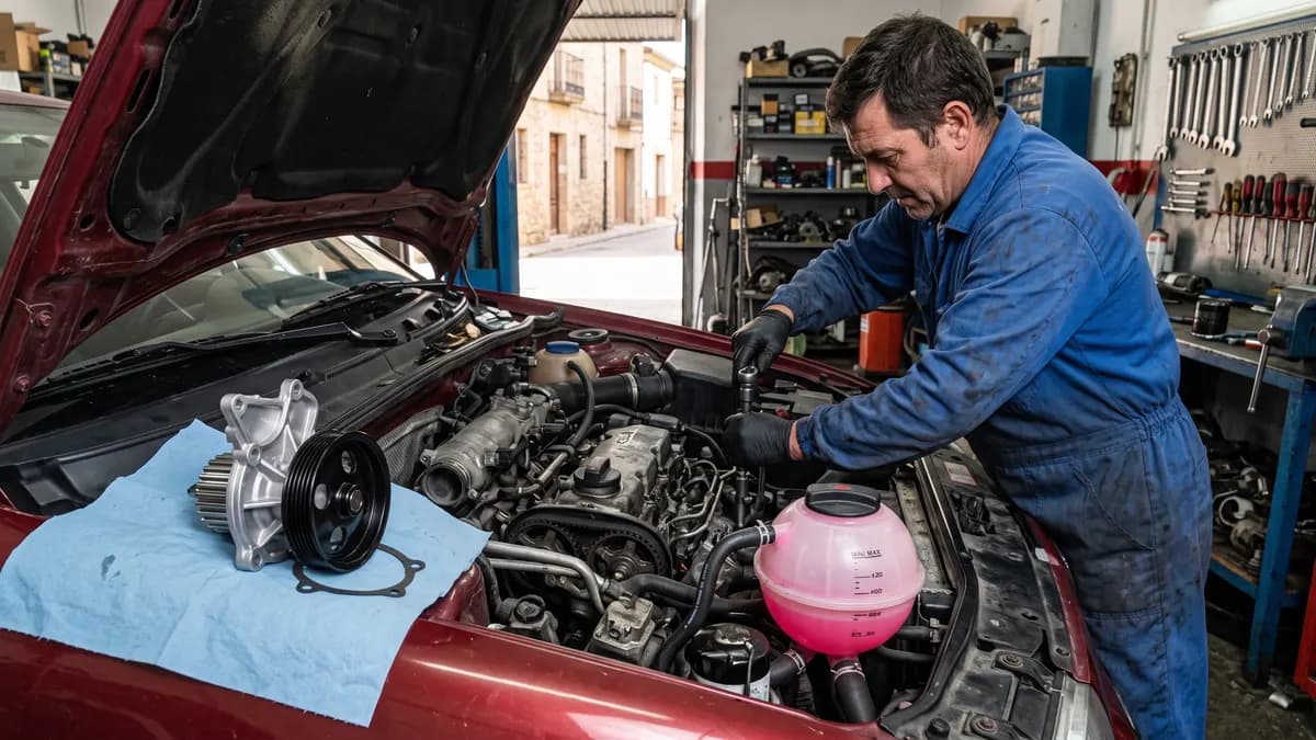 Cuánto cuesta cambiar la bomba de agua del coche