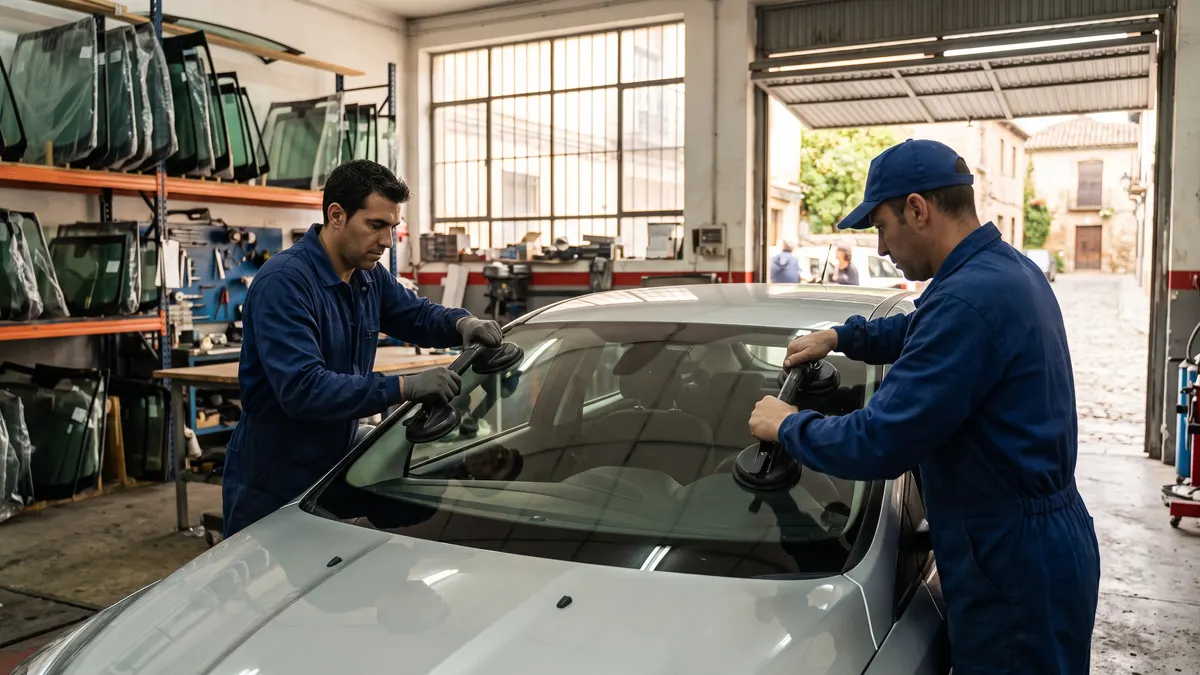 Cuánto cuesta cambiar el parabrisas del coche