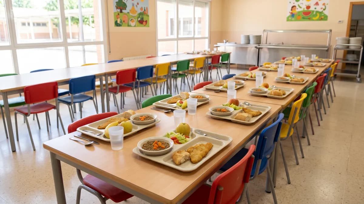 Cuánto cuesta el comedor escolar en 2026