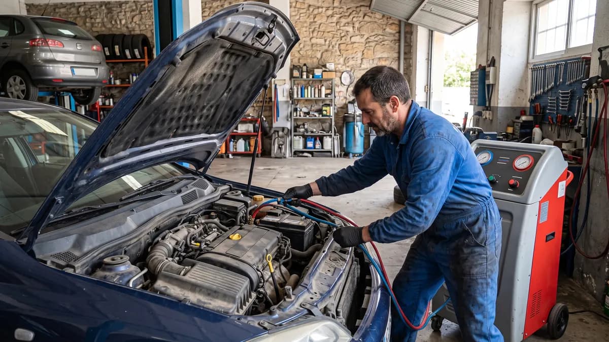 Cuánto cuesta reparar el aire acondicionado del coche