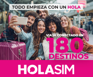 HolaSIM: viaja conectado en 180 destinos