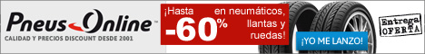 Neumáticos Pneus Online: hasta un 60 % en neumáticos, llantas y ruedas