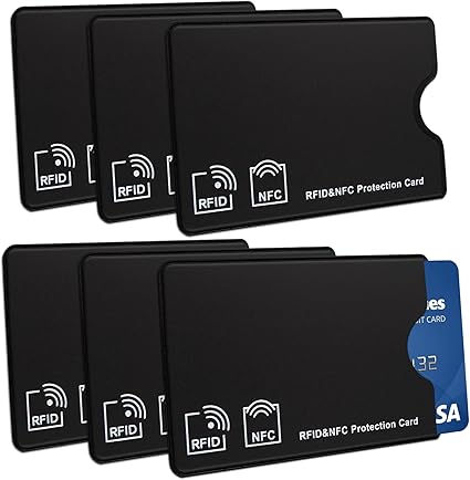 Fundas con bloqueo RFID para tarjetas y documentos