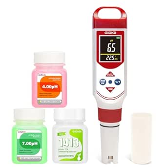 Medidor digital GIDIGI de pH, TDS, EC y temperatura