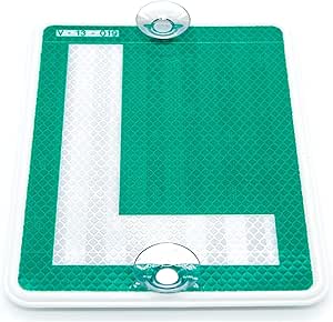 Placa L de conductor novel con ventosas