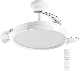 Ventilador de techo con luz LED y mando a distancia